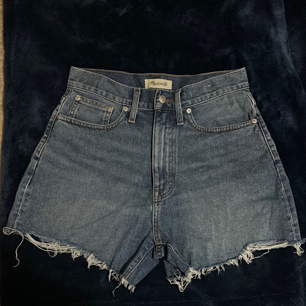 Madewell Women's Blue Denim Shorts